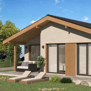 95-1 M2 Tek Kat Çelik Konut