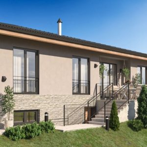 130 M2 Tek Kat Çelik Konut