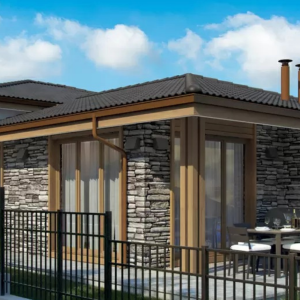 132 M2 Tek Kat Çelik Konut