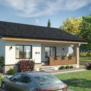 99 M2 Tek Kat Çelik Konut