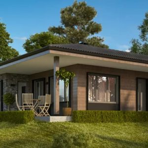 120 M2 Tek Kat Çelik Konut